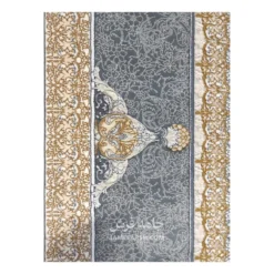 فرش مشهد مدرن کد 723502 - رنگ نقره ای - عکس شماره 7