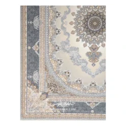 فرش مشهد مدرن کد 723502 - رنگ نقره ای - عکس شماره 8