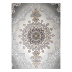 فرش مشهد مدرن کد 723502 - رنگ طوسی - عکس شماره 2