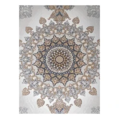 فرش مشهد مدرن کد 723502 - رنگ طوسی - عکس شماره 3