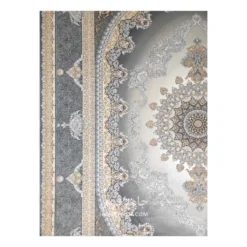 فرش مشهد مدرن کد 723502 - رنگ طوسی - عکس شماره 5