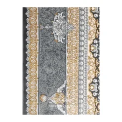 فرش مشهد مدرن کد 723502 - رنگ زغال سنگی - عکس شماره 5