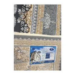 فرش مشهد مدرن کد 723502 - رنگ زغال سنگی - عکس شماره 7