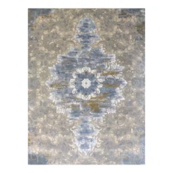 فرش توس مشهد وینتیج کد 724 - رنگ فیلی - عکس شماره 2