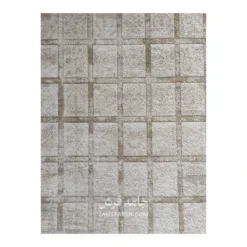 فرش آرمانی خشتی کد 7601 - رنگ نسکافه ای - عکس شماره 2