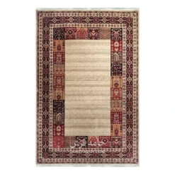 فرش بزرگمهر بلوچی کد 78018 - رنگ گندمی - عکس شماره 1