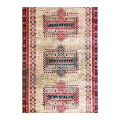 فرش بزرگمهر بلوچی کد 78105 - رنگ گندمی - عکس شماره 2