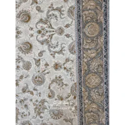 فرش مشهد افشان کد 802078 - رنگ کرم - عکس شماره 2