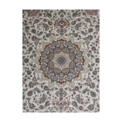 فرش مشهد تبریز کد 802080 - رنگ کرم - عکس شماره 2