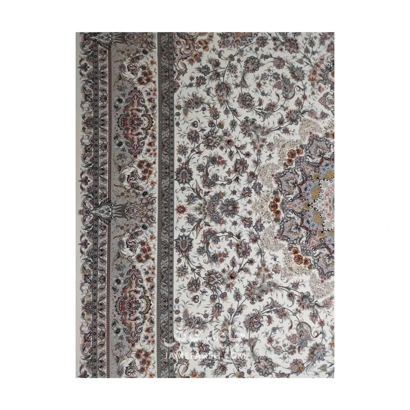 فرش مشهد تبریز کد 802080 - رنگ کرم - عکس شماره 6