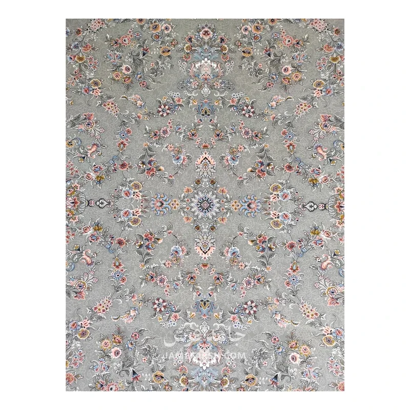 فرش مشهد افشان کد 802113 - رنگ طوسی - عکس شماره 2