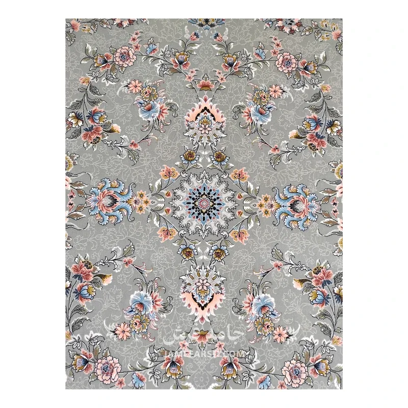 فرش مشهد افشان کد 802113 - رنگ طوسی - عکس شماره 3