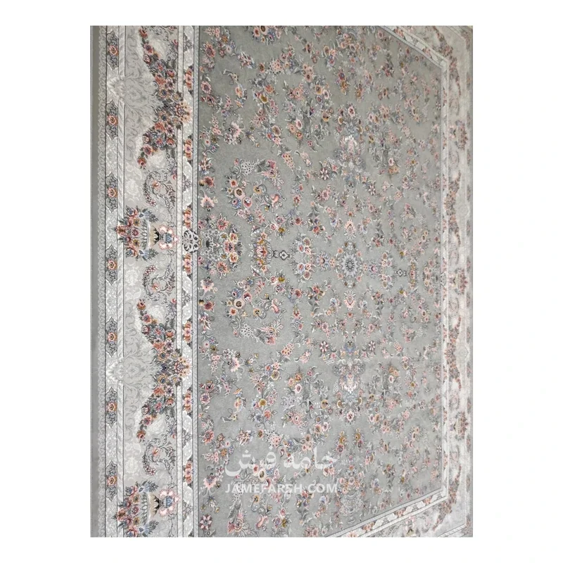 فرش مشهد افشان کد 802113 - رنگ طوسی - عکس شماره 5