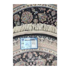 فرش مشهد افشان کد 802125 - رنگ سرمه ای - عکس شماره 6