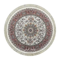 فرش مشهد تبریز کد 802280 - رنگ کرم - عکس شماره 1