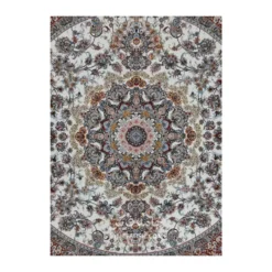 فرش مشهد تبریز کد 802280 - رنگ کرم - عکس شماره 2