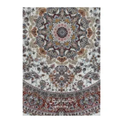 فرش مشهد تبریز کد 802280 - رنگ کرم - عکس شماره 4