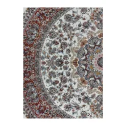 فرش مشهد تبریز کد 802280 - رنگ کرم - عکس شماره 5