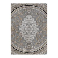 فرش مشهد مدرن کد 803517 - رنگ فیلی - عکس شماره 2