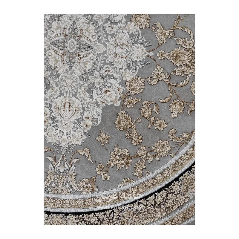 فرش مشهد مدرن کد 803517 - رنگ فیلی - عکس شماره 3