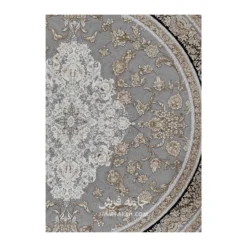 فرش مشهد مدرن کد 803517 - رنگ فیلی - عکس شماره 4