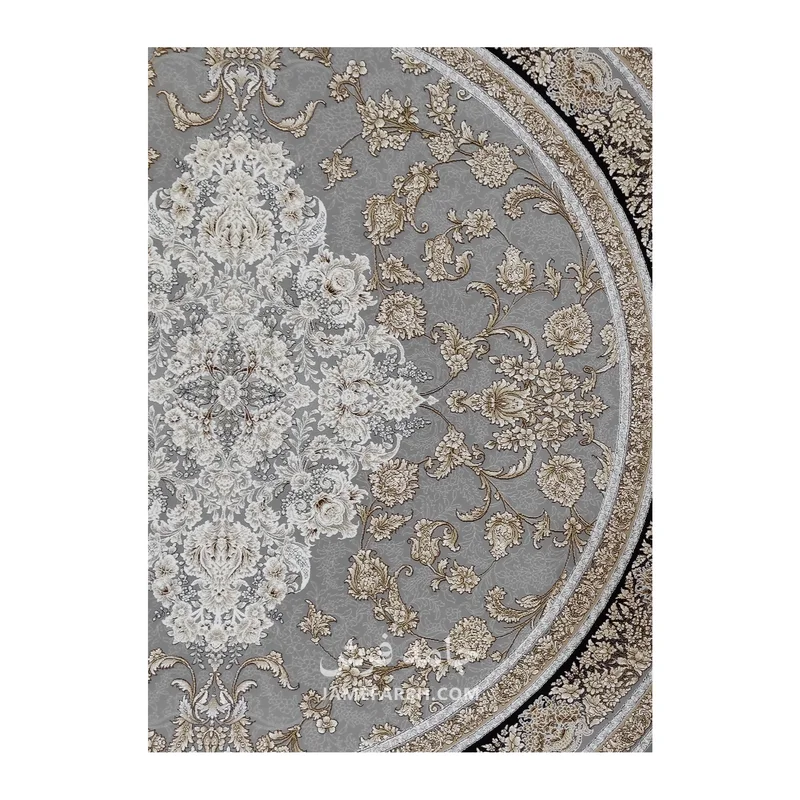 فرش مشهد مدرن کد 803517 - رنگ فیلی - عکس شماره 4