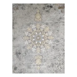 فرش مشهد نئو کلاسیک کد 803595 - رنگ سرمه ای - عکس شماره 2