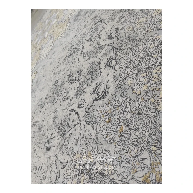 فرش مشهد نئو کلاسیک کد 803595 - رنگ سرمه ای - عکس شماره 4