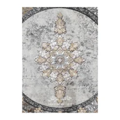 فرش مشهد نئو کلاسیک کد 803595 - رنگ سرمه ای - عکس شماره 2