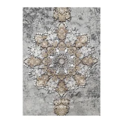 فرش مشهد نئو کلاسیک کد 803595 - رنگ سرمه ای - عکس شماره 3