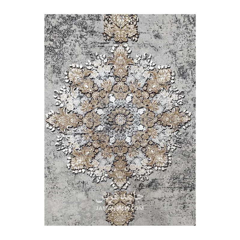 فرش مشهد نئو کلاسیک کد 803595 - رنگ سرمه ای - عکس شماره 3