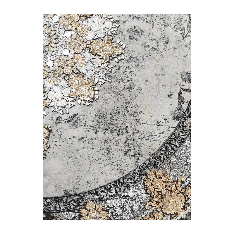 فرش مشهد نئو کلاسیک کد 803595 - رنگ سرمه ای - عکس شماره 4