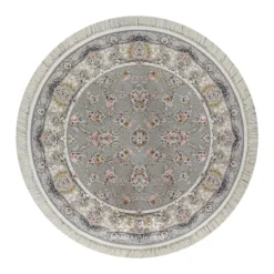 فرش مشهد افشان کد 803606 - رنگ فیلی - عکس شماره 1