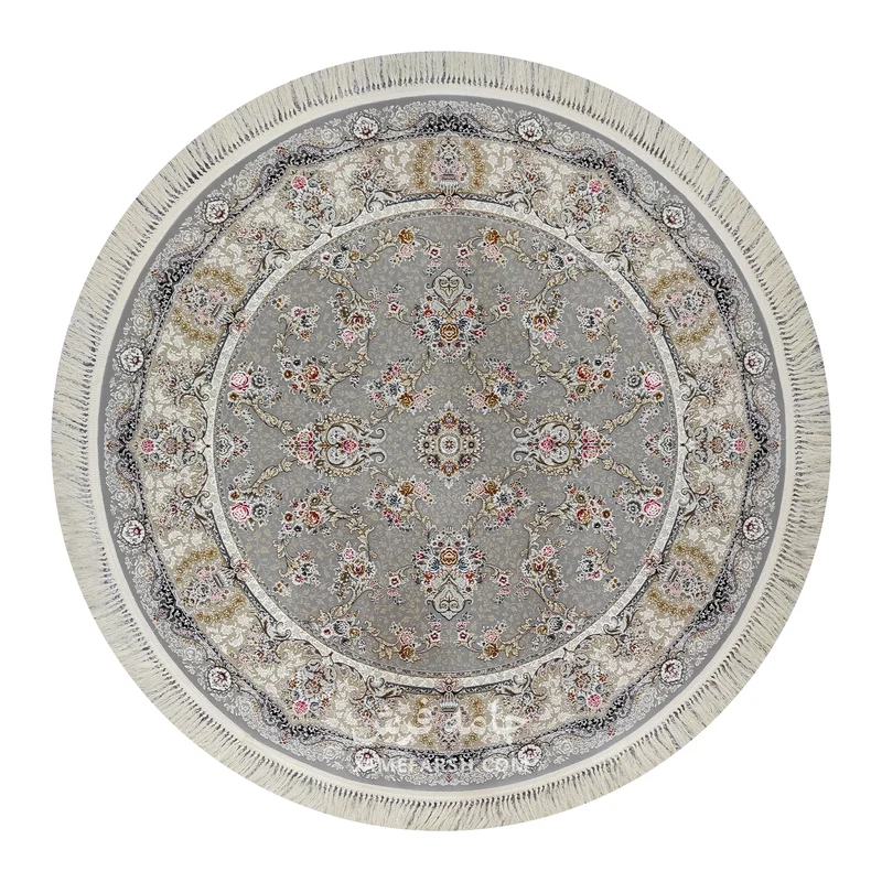 فرش مشهد افشان کد 803606 - رنگ فیلی - عکس شماره 1