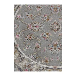 فرش مشهد افشان کد 803606 - رنگ فیلی - عکس شماره 3