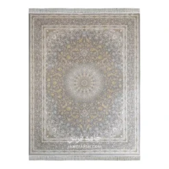 فرش مشهد افشان کد 803610 - رنگ فیلی - عکس شماره 1