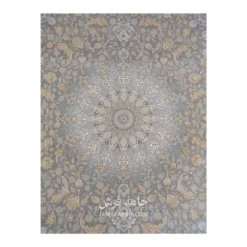 فرش مشهد افشان کد 803610 - رنگ فیلی - عکس شماره 2