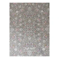 فرش مشهد افشان کد 803729 - رنگ فیلی - عکس شماره 2