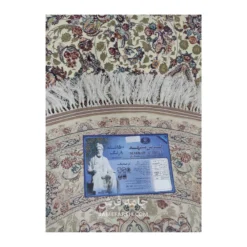 فرش مشهد افشان کد 813001 - رنگ کرم - عکس شماره 5