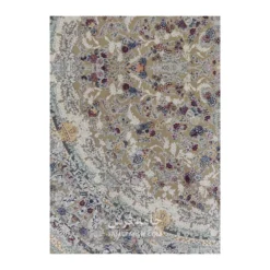 فرش مشهد افشان کد 813012 - رنگ بژ - عکس شماره 4