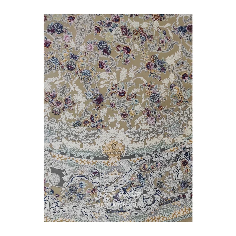 فرش مشهد افشان کد 813012 - رنگ بژ - عکس شماره 5