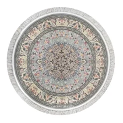 فرش مشهد تبریز کد 815014 - رنگ فیلی - عکس شماره 1