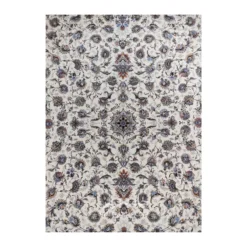 فرش مشهد افشان کد 815059 - رنگ کرم - عکس شماره 2