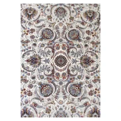 فرش مشهد افشان کد 815084 - رنگ کرم - عکس شماره 2