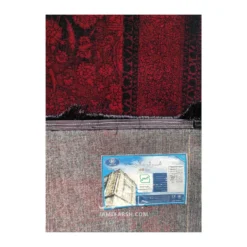 فرش مشهد وینتیج کد 871310 - رنگ سرمه ای - عکس شماره 8