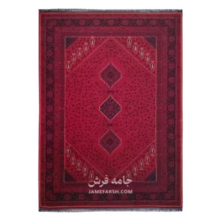 فرش مشهد بلوچی کد 871340 - رنگ لاکی - عکس شماره 1