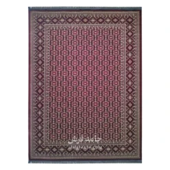 فرش مشهد ترکمن کد 871342 - رنگ عنابی - عکس شماره 1