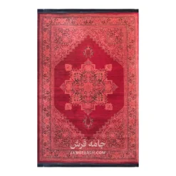 فرش مشهد هریس کد 871369 - رنگ لاکی - عکس شماره 1
