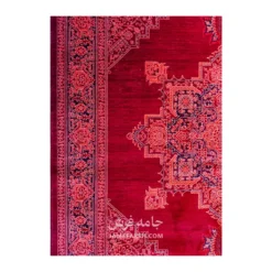 فرش مشهد هریس کد 871369 - رنگ لاکی - عکس شماره 3