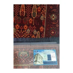 فرش مشهد درختی کد 871374 - رنگ عنابی - عکس شماره 9